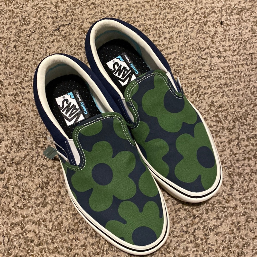 “Be kind to the earth” comfy Cush vans